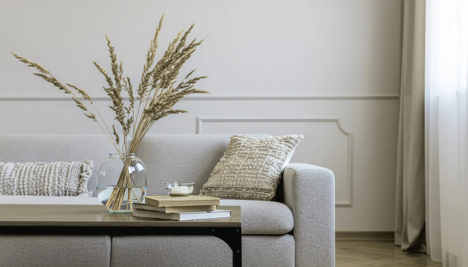 Detalhe de decoração — sofá